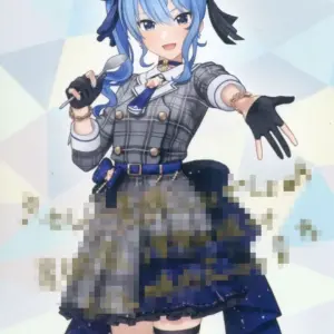 Character Card Hoshigai Suisei Normal Costume/Replica Message Original Virtual Y