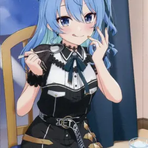 Character Card Hoshigai Suisei Everyday Clothing Idol Costume/Dining Original Vi