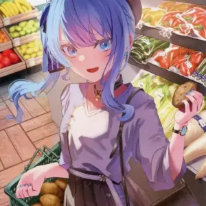 Character Card Hoshigai Suisei Shopping Original Virtual Youtuber Hololive House