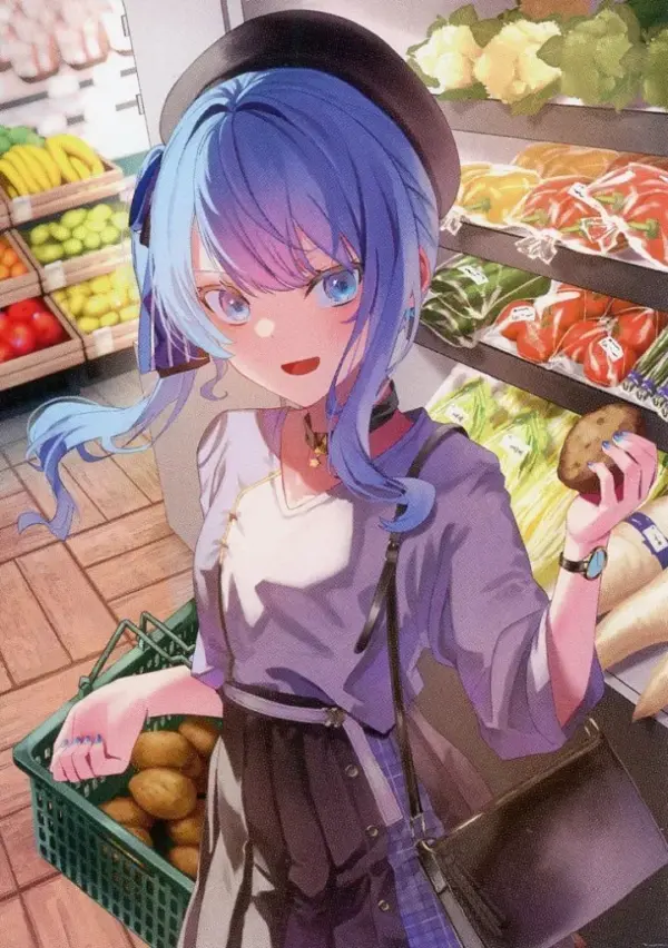 Character Card Hoshigai Suisei Shopping Original Virtual Youtuber Hololive House