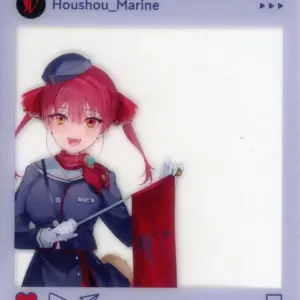 Character Card Hokone Marine Virtual Youtuber Hololive City 24 Tourist Clear F/S