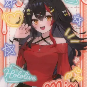 Character Card Ogami Mio Gal-Style Costume Virtual Youtuber Hololive Lawson Trad