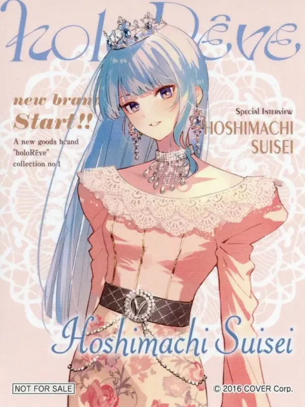 Character Card Hoshigai Suisei Fashion Magazinemini Virtual Youtuber Hololive Ho