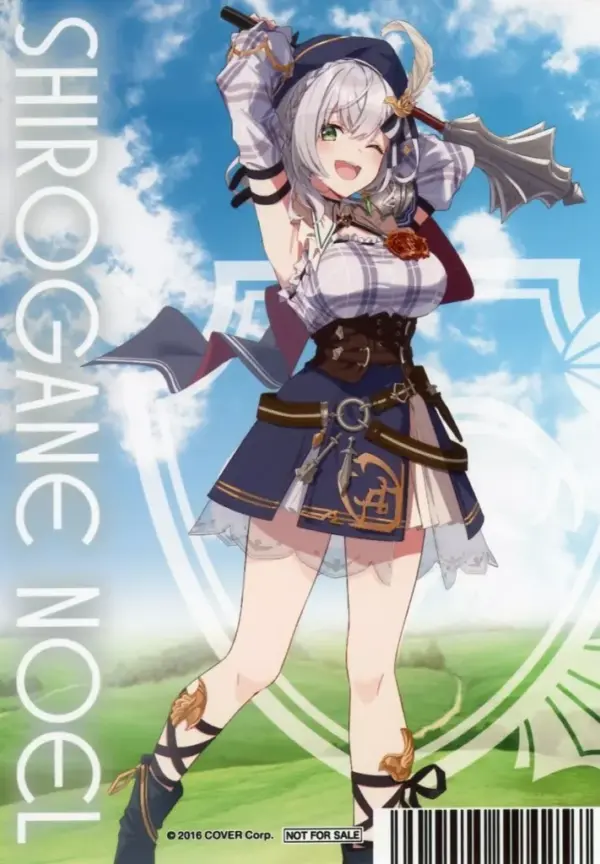 Character Card Shirogin Noel Bromide Virtual Youtuber Hololive Animate Fantasy F