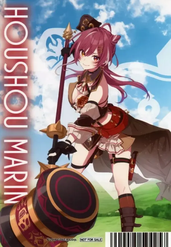 Character Card Hokage Marine Bromide Virtual Youtuber Hololive Animate Fantasy F