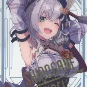 Character Card Shirogin Noel Half Shot/Foil Stamped Virtual Youtuber Hololive Fa