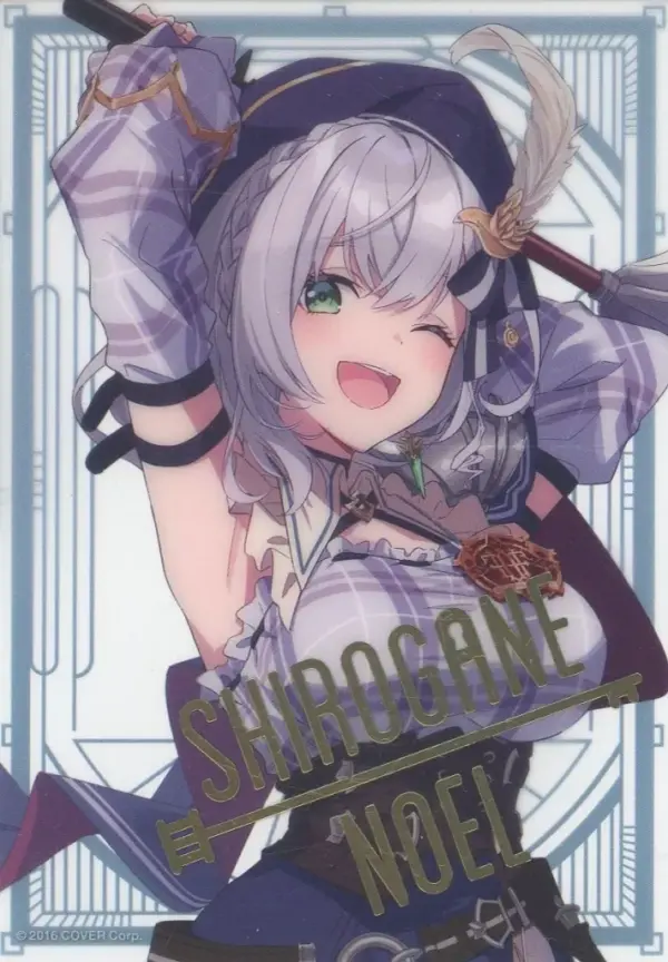 Character Card Shirogin Noel Half Shot/Foil Stamped Virtual Youtuber Hololive Fa