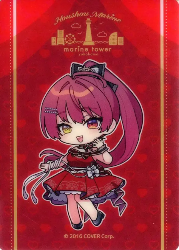 Character Card Hokel Marine Mini Character/Skirt Dress/Opening Clear Virtual You