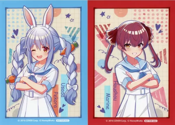 Character Card Usada Pekora Hokage Marine L-Size Bromide Cd Horohani Oka High Sc