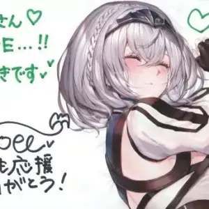 Postcard Single Shirogin Noel Autographed Virtual Youtuber Hololive Production 2
