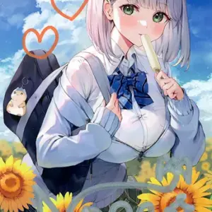 Postcard Shirogin Noel Autographed Drawn By Watao Virtual Youtuber Hololive 3Rd