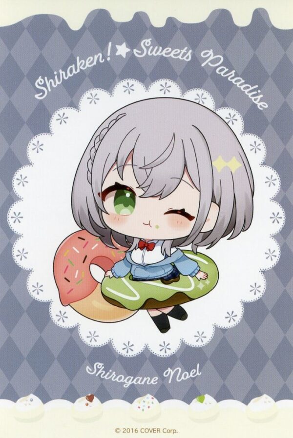 Postcards Shirogin Noel Mini Character Original Virtual Youtuber Hololive Knowle