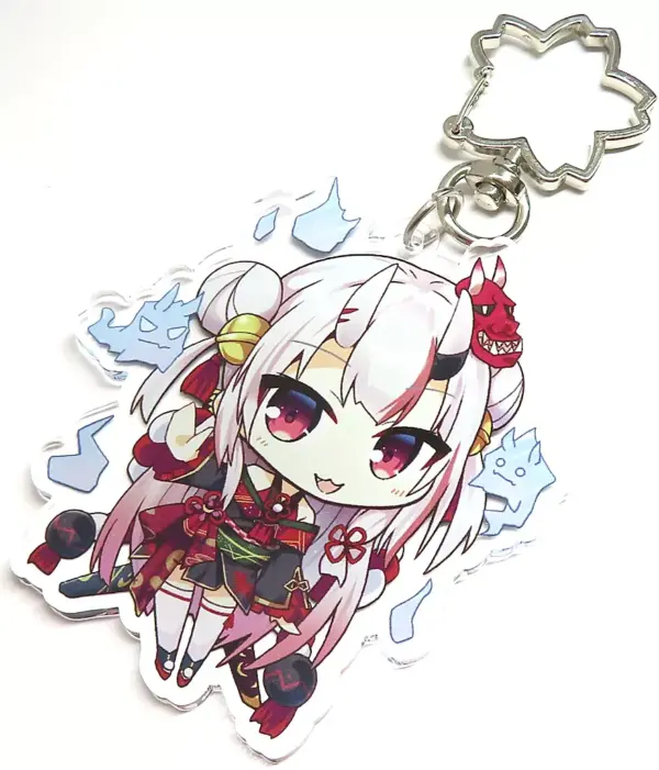 Doujin Accessories Virtual Youtuber Acrylic Keychain Hyakki Ayame /Fine-Art S De