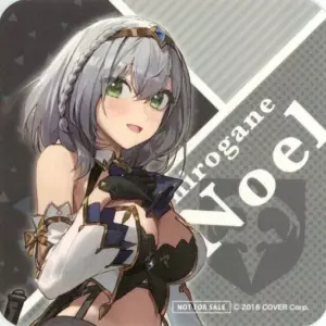Mug, Hot Water Only, White Silver Noel, Body, Coaster, Virtual Youtuber, Hololiv