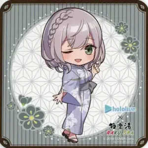 Mug, Hot Water Only, Shirogin Noel, Mini Character, Coaster, Yukata Ver. Hololiv