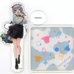 Mug, Hot Water Only, Shirogin Noel, Acrylic Stand Coaster, Virtual Youtuber, Hol