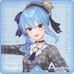 Coaster Hoshigai Suisei Random Virtual Youtuber Hololive Super Expo 2023 Drink M
