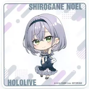 Coaster Shirogin Noel Sd Novelty Virtual Youtuber Hololive Gigo Campaign F/S-M50