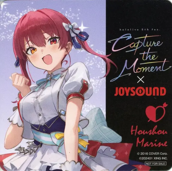 Coaster Hokel Marine Normal Original Virtual Youtuber Hololive 5Th Fes. Capture