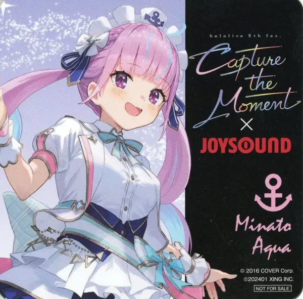 Coaster Minato Akua Normal Original Virtual Youtuber Hololive 5Th Fes. Capture T