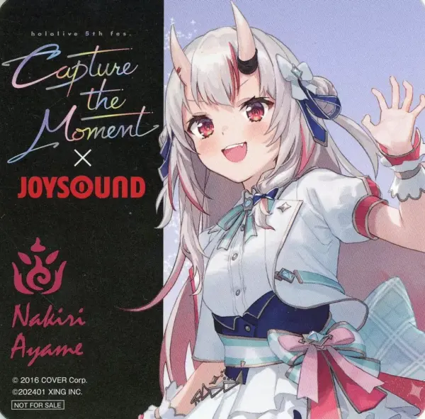 Coaster Hyakki Ayame Normal Original Virtual Youtuber Hololive 5Th Fes. Capture