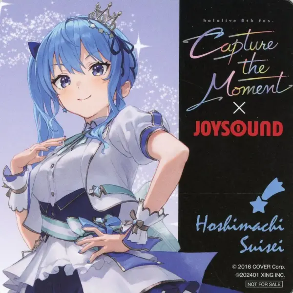 Coaster Hoshigai Suisei Normal Original Virtual Youtuber Hololive 5Th Fes. Captu