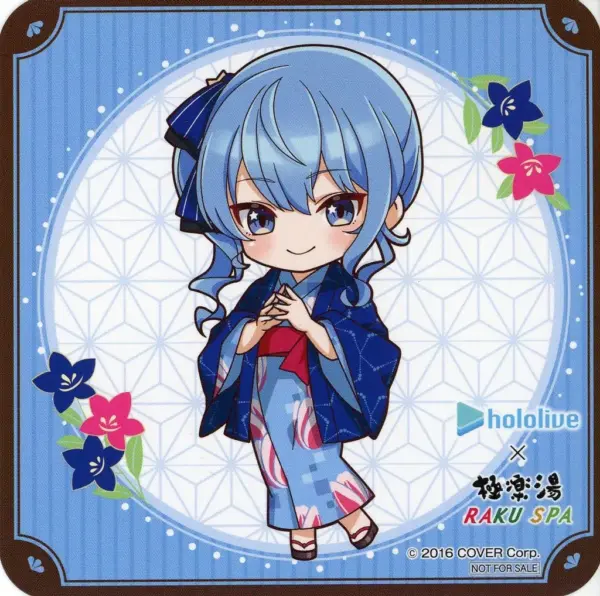 Coaster Hoshigai Suisei Mini Character Ver. Original Virtual Youtuber Hololive G