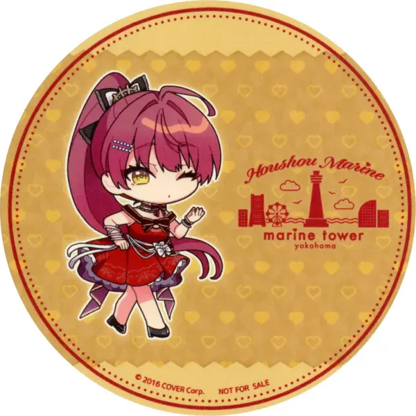 Coaster Hokel Marine Mini Character/Skirt Dress/Closed Mouth Virtual Youtuber Ho