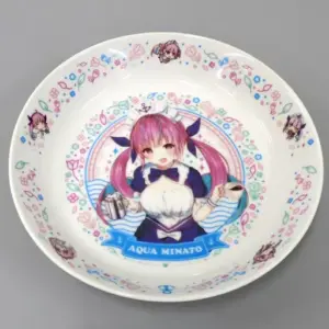 Plate, Tea Bowl, Single Item, Minato Akua, Original Plate Drawn By Professor Sun