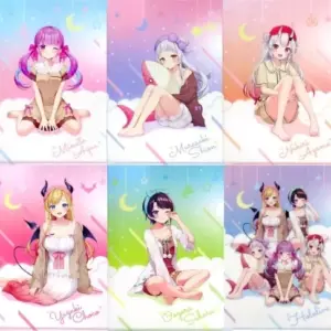 Clear File, Set Of 6 Types, A4 Original Virtual Youtuber Hololive Meiji Favorite