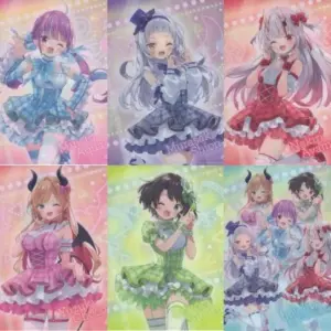Clear File, Set Of 6 Types, A5 Virtual Youtuber, Hololive 2Nd Generation, 7-Elev