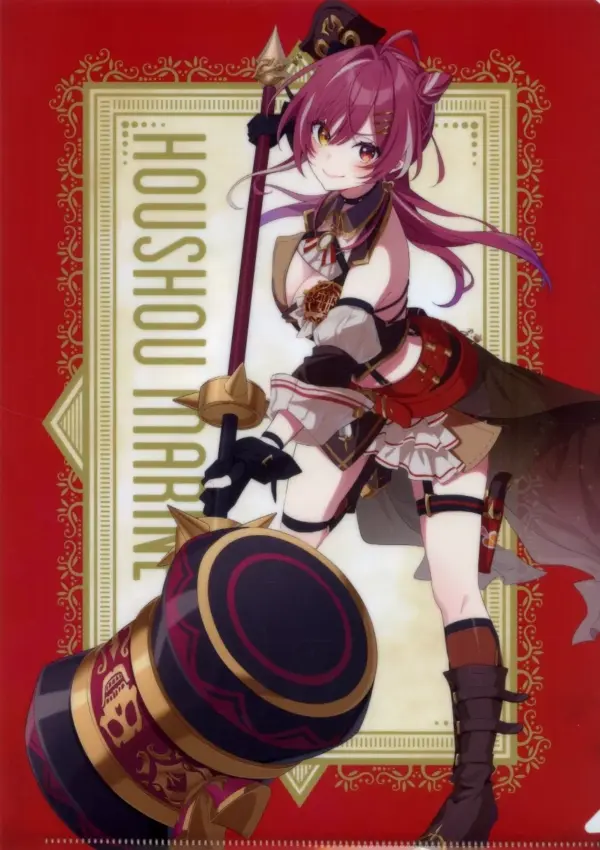 Clear File Hokon Marine Hololive Fantasy A4 Virtual Youtuber F/S-M503 from japan