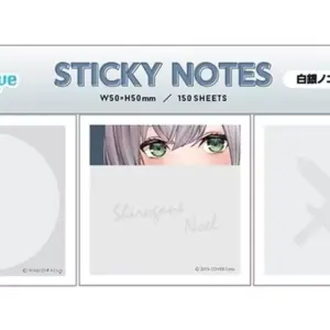 Notepad, Silver Noel, Sticky Virtual Youtuber, Hololive F/S-M503 from japan Rare