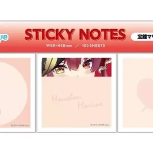 Notepad Hokel Marine Sticky Virtual Youtuber Hololive F/S-M503 from japan Rare