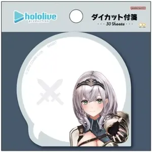 Notepad Silver Noel Die-Cut Sticky Note Virtual Youtuber Hololive F/S-M503 from
