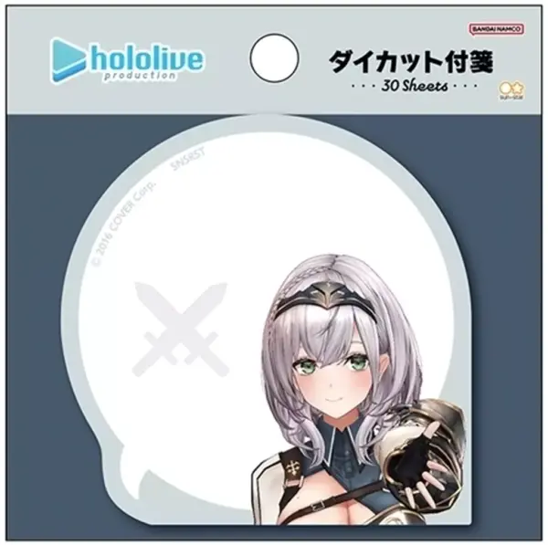 Notepad Silver Noel Die-Cut Sticky Note Virtual Youtuber Hololive F/S-M503 from
