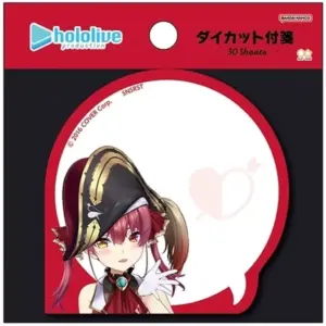 Notepad Hokage Marine Die-Cut Sticky Note Virtual Youtuber Hololive F/S-M503 fro