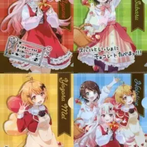 Clear Files, All 4 Types Set, A5 File, Hololive Family Mart, 6Th Edition, Target