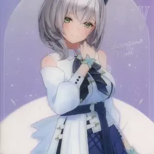 Anime Trading Card/Hololive Blue Journey Dawn Song Aurora Clear Card 11 Shirogin