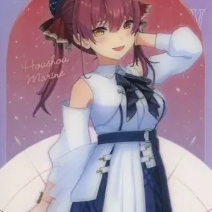 Anime Trading Card/Hololive Blue Journey Dawn Song Aurora Clear Card 13 Hokkeru
