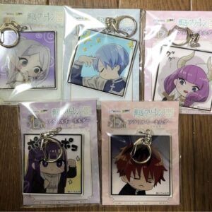 5 Pieces Funeral Freelen E Prize Acrylic Key Chain Comp Web Lottery F/S-M501 fro