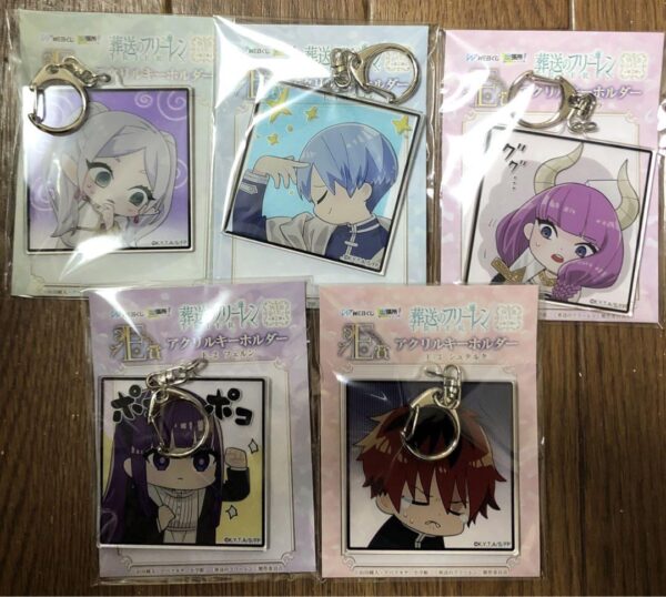 5 Pieces Funeral Freelen E Prize Acrylic Key Chain Comp Web Lottery F/S-M501 fro