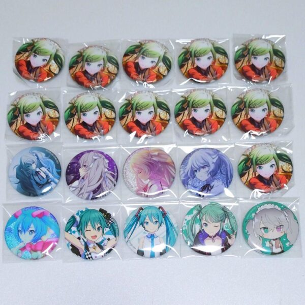 Hatsune Miku Project Sekai Can Badge Set F/S-M501 from japan Rare  Good conditio