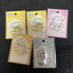 Digimon Adventure 100 Yen Store Daiso Can Do Sticker F/S-M503 from japan Rare  G