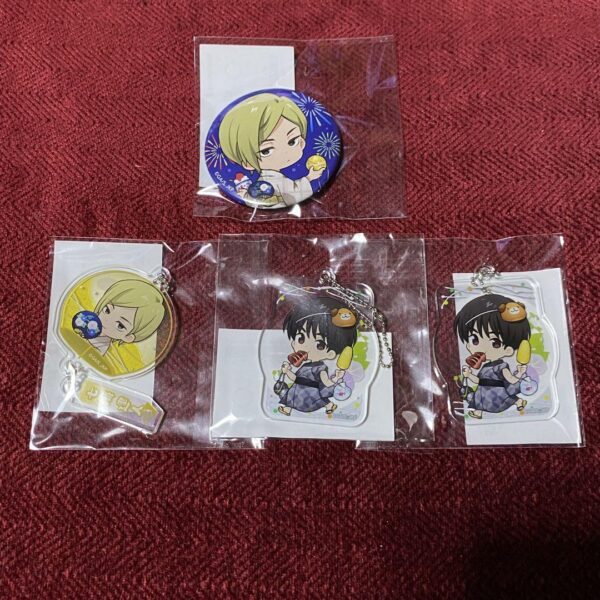 Jujutsu Kaisen Marukuji Acrylic Keychain Can Badge Key Kento Nanami Yutaka Haiba