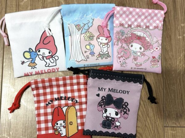 100 Yen Store My Melo Sanrio 50Th Anniversary Daiso Seria Can Do Mini Drawstring