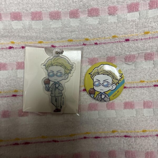 Jujutsu Kaisen 100 Yen Collaboration Acrylic Key Chain Can Badge Nanami Set F/S-