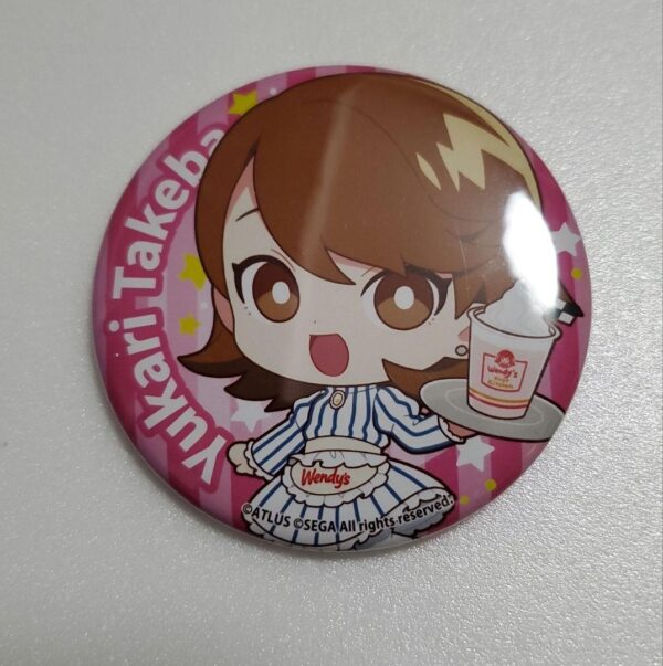 Persona 3 Reload Wendy'S First Kitchen Can Badge Yukari Takeha F/S-M501 from jap