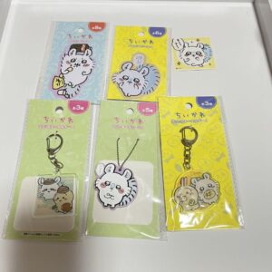 Chiikawa Momonga 100 Yen Sticker Key Chain Set