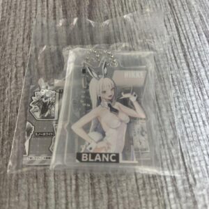 Goddess Of Victory Nikke Acrylic Key Chain Blanc F/S-M501 from japan Rare  Good
